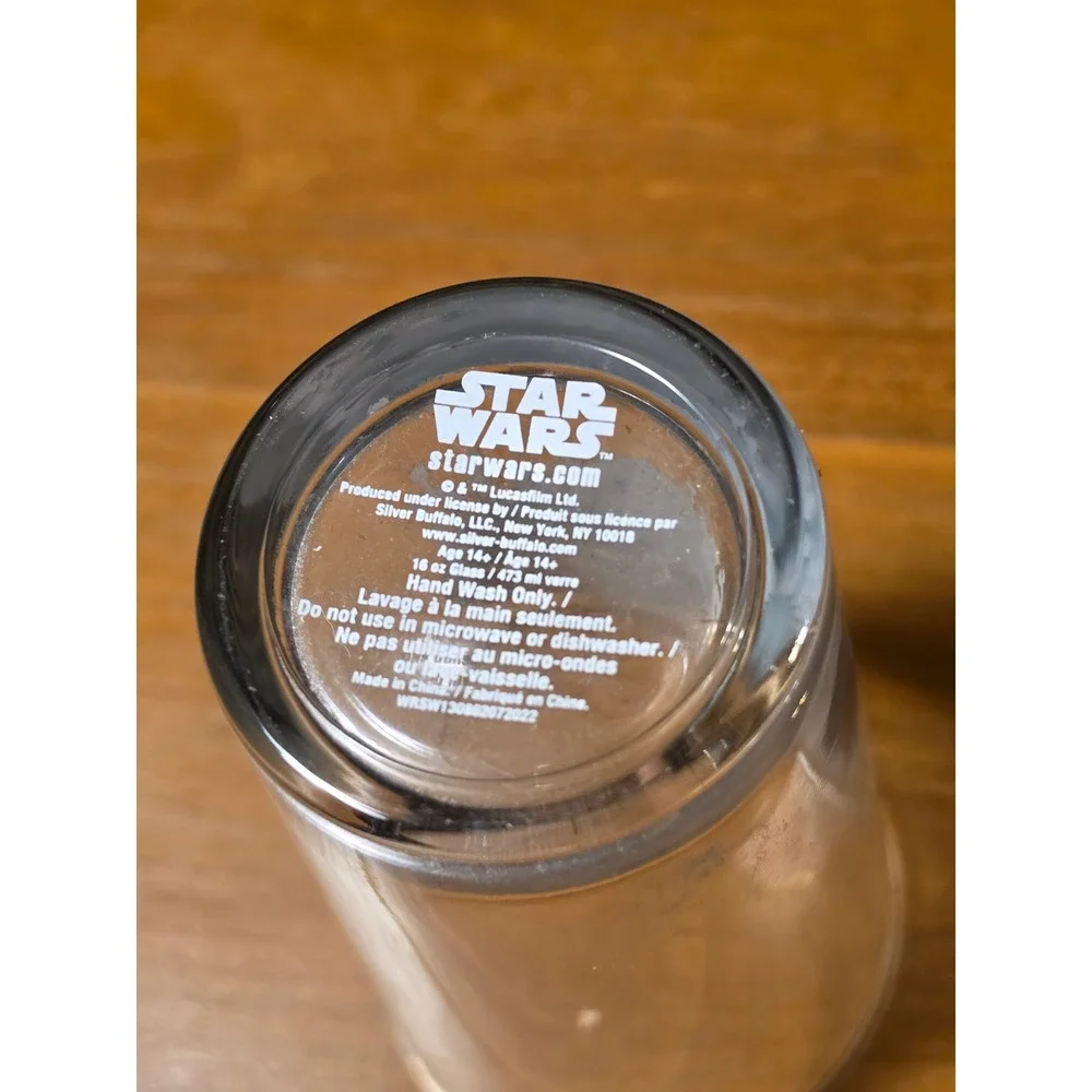Star Wars Darth Vader Merry Sithmas 16oz Pint Glass Silver Buffalo Holiday Cup